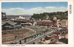 View of Naval Base Yokosuka, Japan Postcard Postcard Postcard