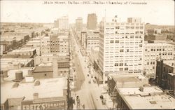 Main Street 1915 Postcard