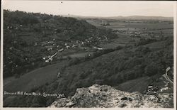 Doward Hill from Rock Postcard