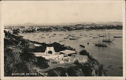 Bateria y bahia Mazatlán, Mexico Postcard Postcard Postcard