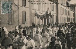 Corpus Domini Procession Ravenna, Italy Pierino Bezzi D'Lettante Fotografo, Ravenna, Itlay Postcard Postcard Postcard