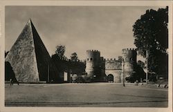 Pyramid of Caius Cestius Rome, Italy Postcard Postcard Postcard