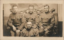 Group of US Soldiers Postcard