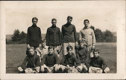 Boy's Baseball Team Postcard