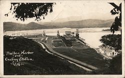 Balboa Harbor and Coaling Station Panama Postcard Postcard Postcard