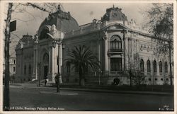 Palacio Bellas Artes Santiago, Chile Postcard Postcard Postcard