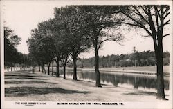 Batman Avenue and the Yarra Postcard