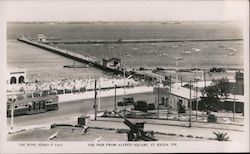 The pier from Alfred Square. St. Kilda, Vic. Melbourne, Australia Postcard Postcard Postcard