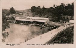 Boat Landing, Audley, New South Wales Postcard