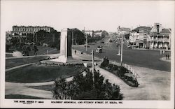 Soldiers´ Memorial and Fitzroy Street Postcard