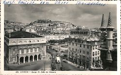 Largo D. João da Câmara Lisbon, Portugal Postcard Postcard Postcard