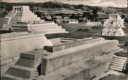 View of Mayan Temples in Zaculehu, Guatemala Central America Postcard Postcard Postcard