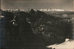 Moutain Peaks and Snowcaps Photographic Art Postcard Postcard Postcard