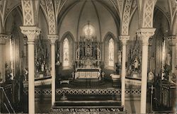 Interior of Church of Holy Hill Hubertus, WI Postcard Postcard Postcard