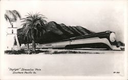 "Daylight" Streamline Train, Southern Pacific Co. Postcard