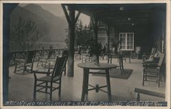 Balcony Hotel Glacier Lake McDonald Glacier Natl Park Postcard