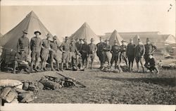 U.S. Army Camp and Troops Exhibit, Texas State Fair 1915 Dallas, TX Postcard Postcard Postcard