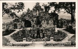 Grotto of Our Lady of Lourdes St. Francis Monastery Burlington, WI Postcard Postcard Postcard