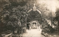 Entrance to Holy Hill Postcard