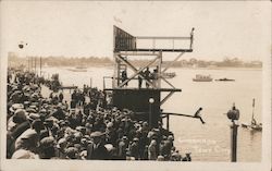 Diving Board at Tent City - Hotel del Coronado Postcard