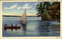 Lake Cobbossee Contee Augusta, ME Postcard Postcard