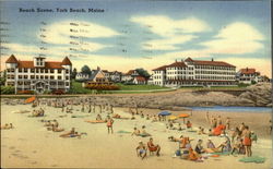 Beach Scene Postcard