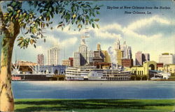 Skyline Of New Orleans Postcard