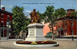 Longfellow Monument Postcard