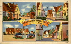 Greetings From Danish Village Postcard