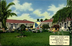 Tropical Shore Apts, 635 Corey Avenue St. Petersburg, FL Postcard Postcard