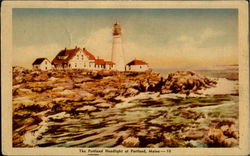 The Portland Headlight Postcard