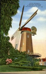 Dutch Windmill, Golden Gare Park Postcard