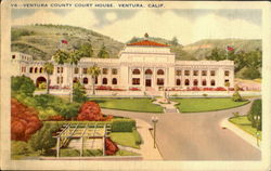 Ventura County Court House Postcard