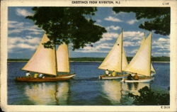 Greetings From Riverton New Jersey Postcard Postcard