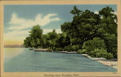 Greetings From Petoskey Michigan Postcard Postcard