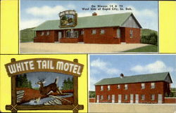 White Tail Motel, Hiways 14 & 79 Postcard