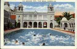 The Breakers Pool Palm Beach, FL Postcard Postcard