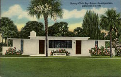 Rotary Club Bay Scouts Headquarters Postcard