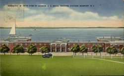 Barracks B With View Of Harbor Postcard