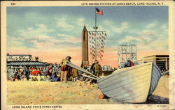 Life Saving Station At Jones Beach Postcard