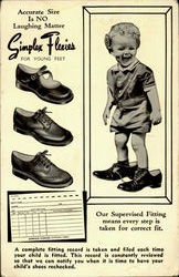 Simplex Flexies Shoes Postcard