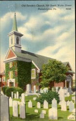 Old Swede's Church, 929 South Water Street Postcard