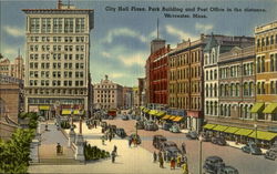 City Hall Plaza Postcard