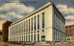 United States Post Office And Federal Building Cincinnati, OH Postcard Postcard