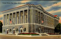 United States Post Office Montgomery, AL Postcard Postcard