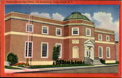 Rockaway Post Office Long Island, NY Postcard Postcard