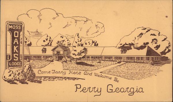 Perry Georgia Postcard