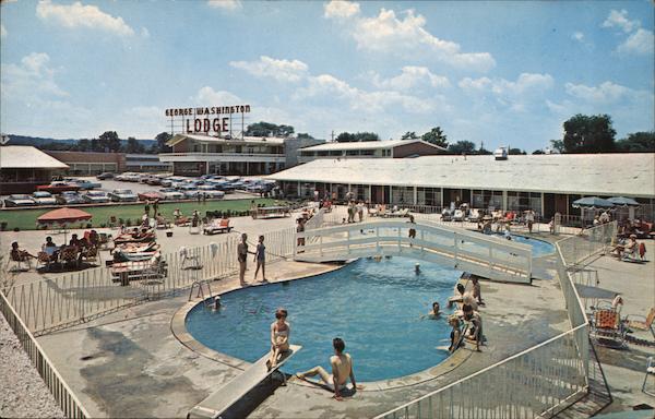 George Washington Motor Lodge King of Prussia, PA Postcard