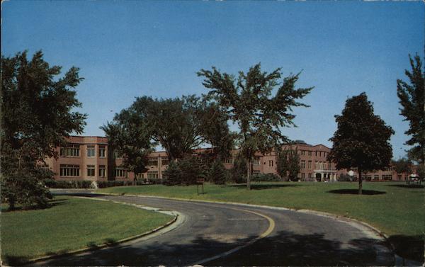 Veterans Administration Center Wood, WI Postcard