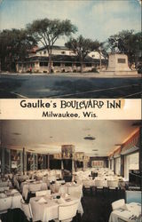 Gaulke's Boulevard Inn Milwaukee, WI Postcard Postcard Postcard